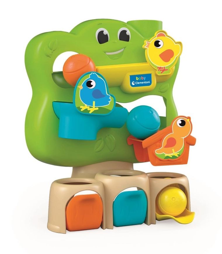 Clementoni, Baby, Drzewko, niemowlęca zabawka logiczna