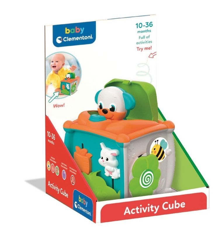 Clementoni, Baby, interaktywna kostka dla maluszka