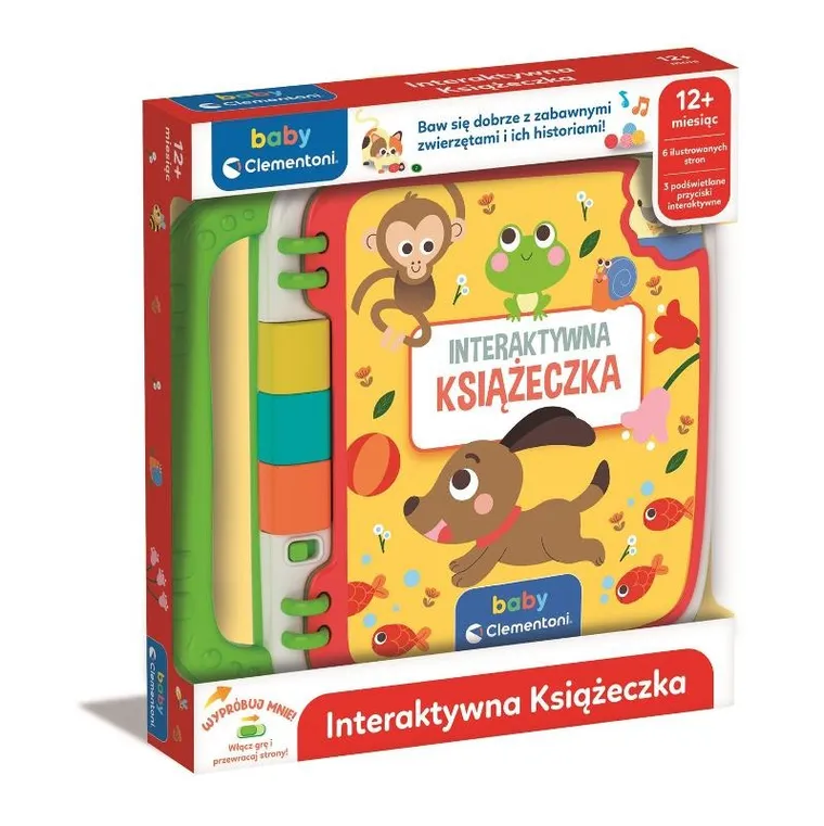 Clementoni, Baby, Interaktywna książeczka