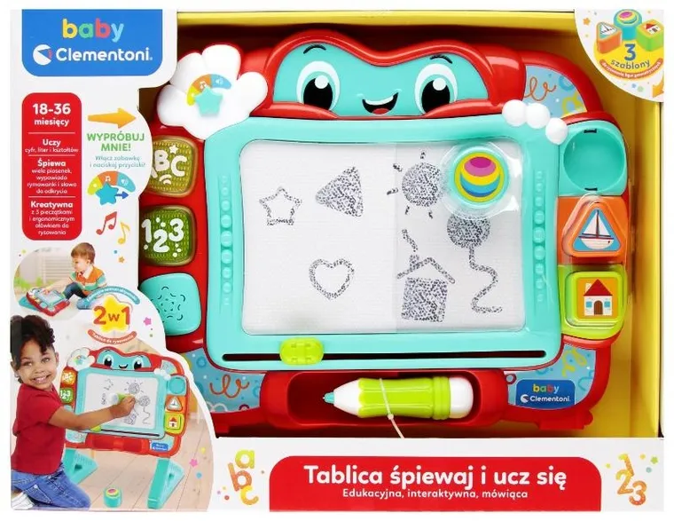 Clementoni, Baby, interaktywna tablica edukacyjna