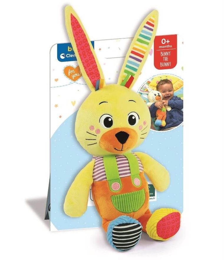 Clementoni, Baby, Mój przyjaciel, królik, maskotka