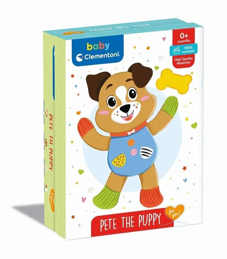 Clementoni, Baby, Mój przyjaciel Piesek, maskotka