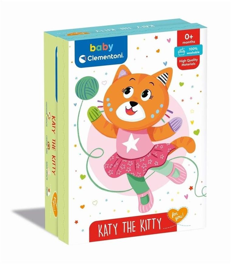 Clementoni, Baby, Moja przyjaciółka Kicia, maskotka