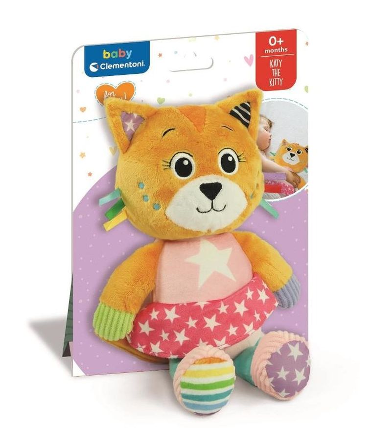 Clementoni, Baby, Moja przyjaciółka Kicia, maskotka