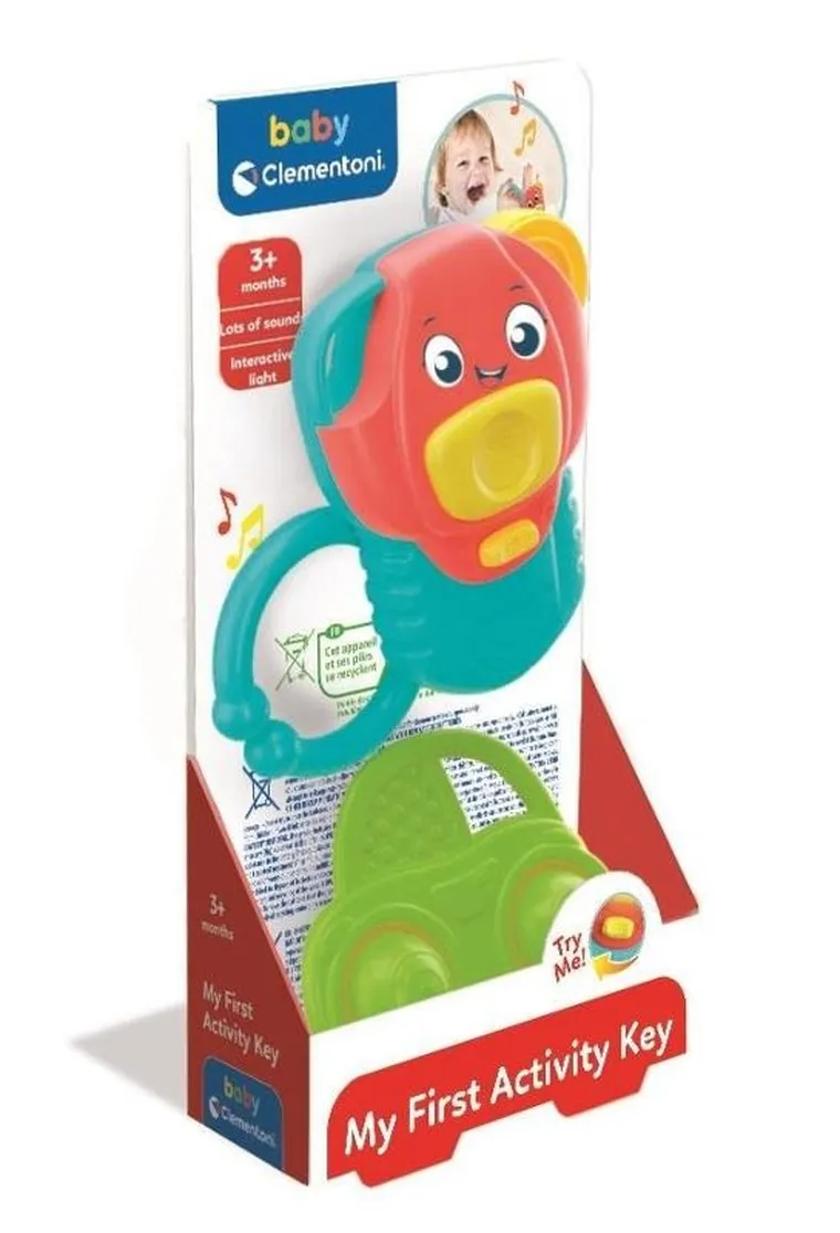 Clementoni, Baby, muzyczny kluczyk, zabawka interaktywna