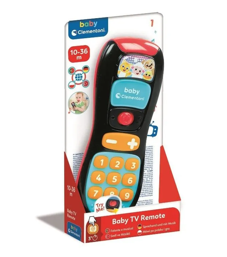 Clementoni, Baby, Pilot TV, zabawka interaktywna