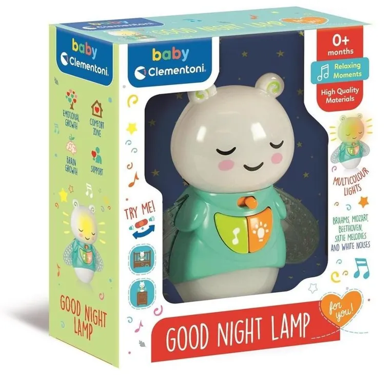 Clementoni, Baby, świetlik, interaktywna lampka nocna