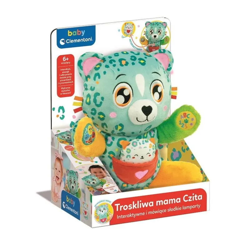 Clementoni, Baby, Troskliwa mama Czita, maskotka interaktywna