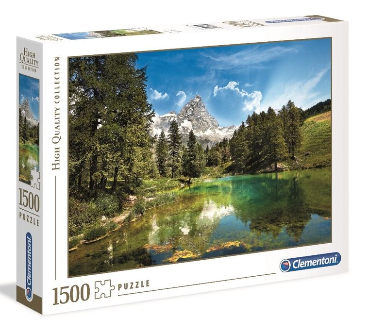 Clementoni, Blue Lake, puzzle, 1500 elementów