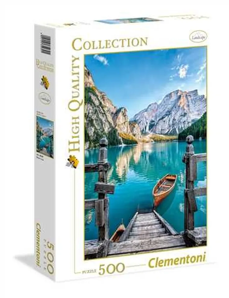Clementoni, Braies lake, puzzle, 500 elementów