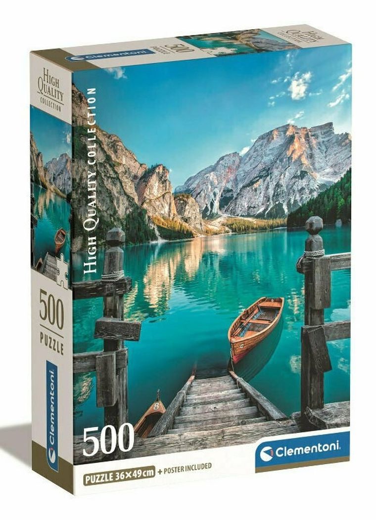 Clementoni, Braies Lake, puzzle, 500 elementów
