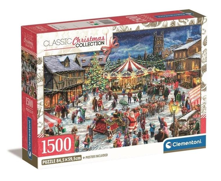 Clementoni, Classic Christmas Collection, puzzle, 1500 elementów