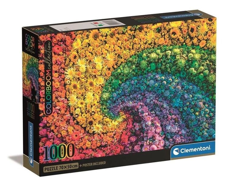 Clementoni, Colorboom, Wir, puzzle, 1000 elementów