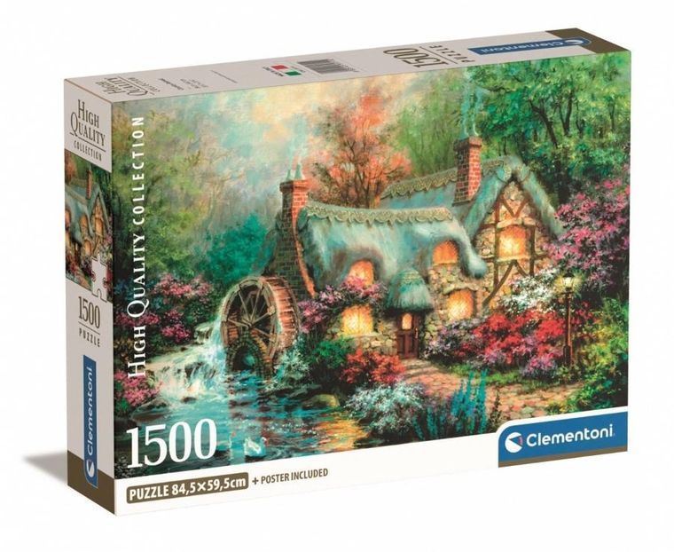 Clementoni, Country Retreat, puzzle, 1500 elementów