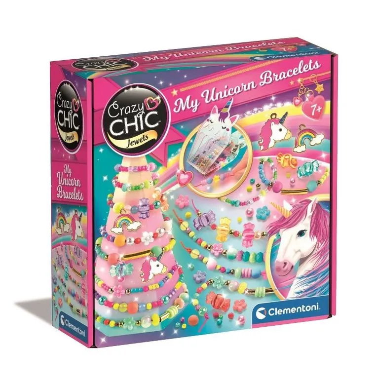 Clementoni, Crazy Chic, Bransoletki z jednorożcem