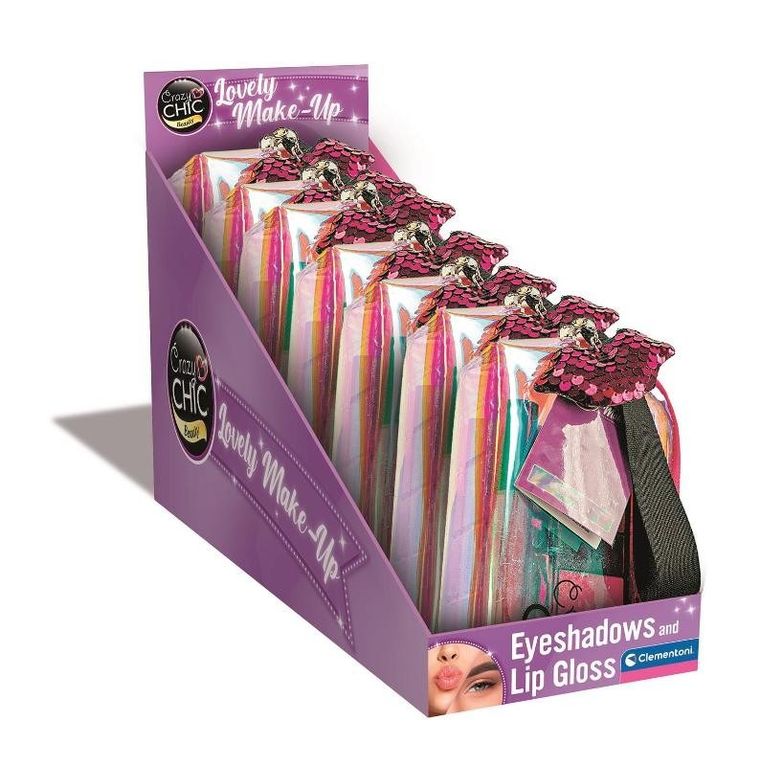 Clementoni, Crazy Chic, Kosmetyczka z kosmetykami, holograficzna