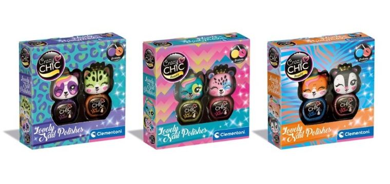 Clementoni, Crazy Chic, Lovely, lakier do paznokci, 1 szt.
