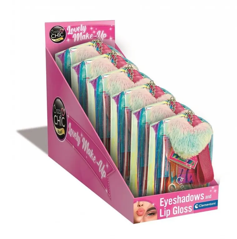 Clementoni, Crazy Chic, Make-up, kosmetyczka, holograficzna