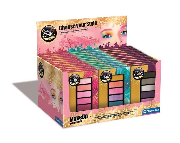 Clementoni, Crazy Chic, Paletka cieni, 1 szt.