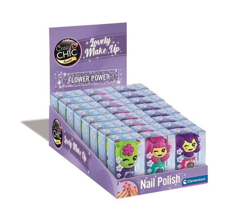Clementoni, Crazy Chic, Roślinki, lakier do paznokci, 1 szt.