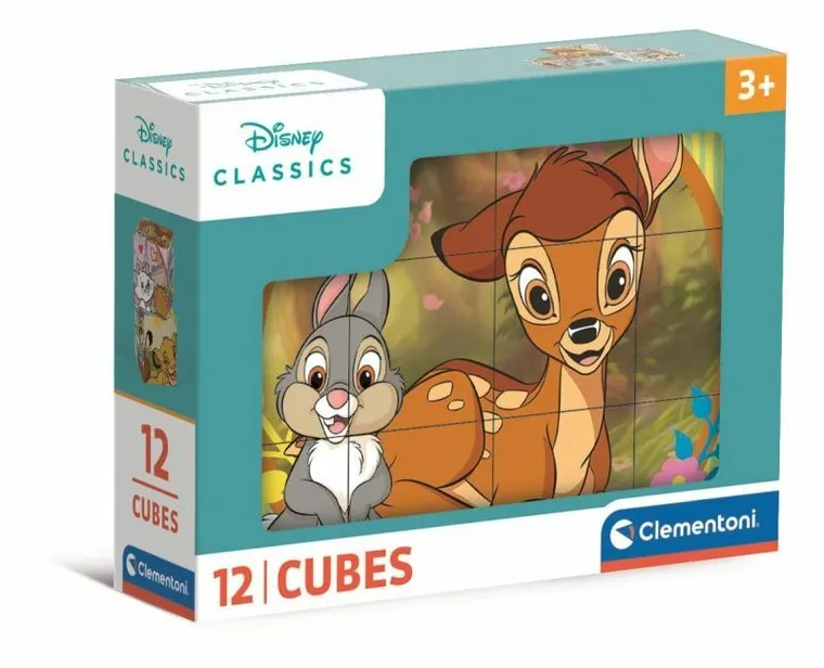 Clementoni, Disney Classic, klocki obrazkowe, 12 elementów