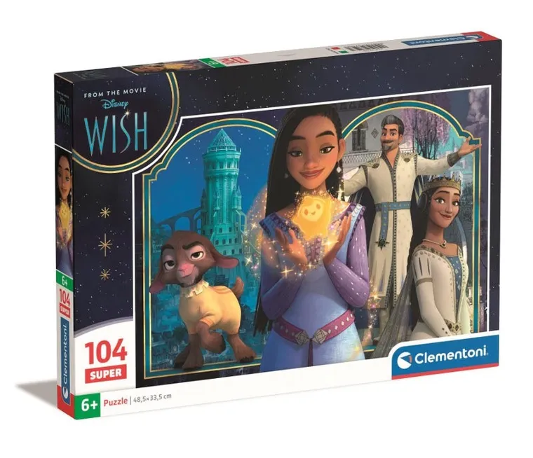 Clementoni, Disney, Wish puzzle, 104 elementy