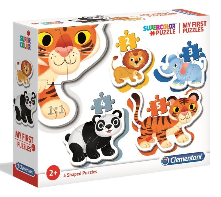 Clementoni, Dzikie zwierzęta, Moje pierwsze puzzle, 30 elementów
