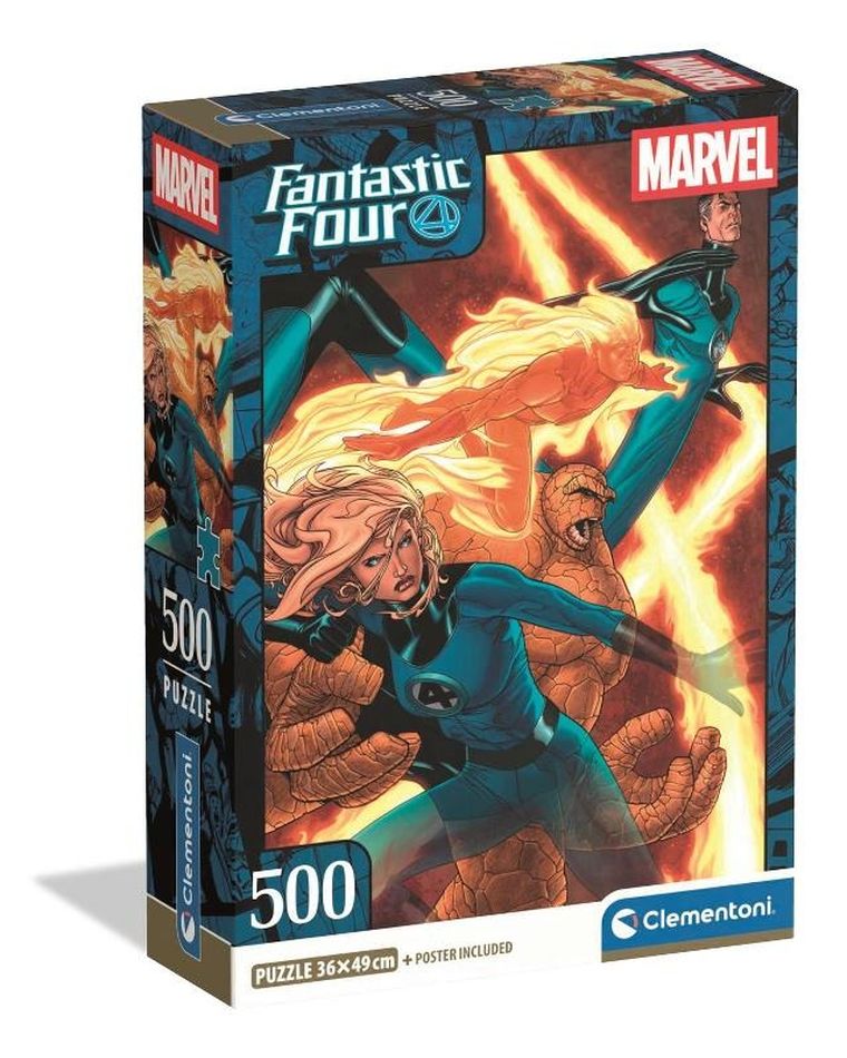 Clementoni, Fantastic Four, puzzle, 500 elementów