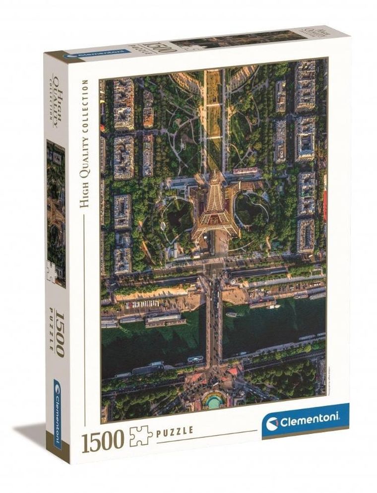 Clementoni, Flying Over Paris, puzzle, 1500 elementów