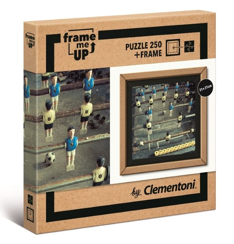 Clementoni, Frame me up, Foosball, puzzle, 250 elementów