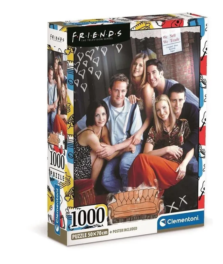 Clementoni, Friends, puzzle, 1000 elementów