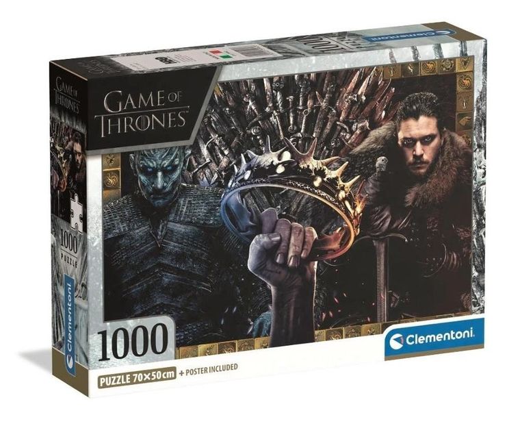 Clementoni, Game Of Thrones, puzzle, 1000 elementów
