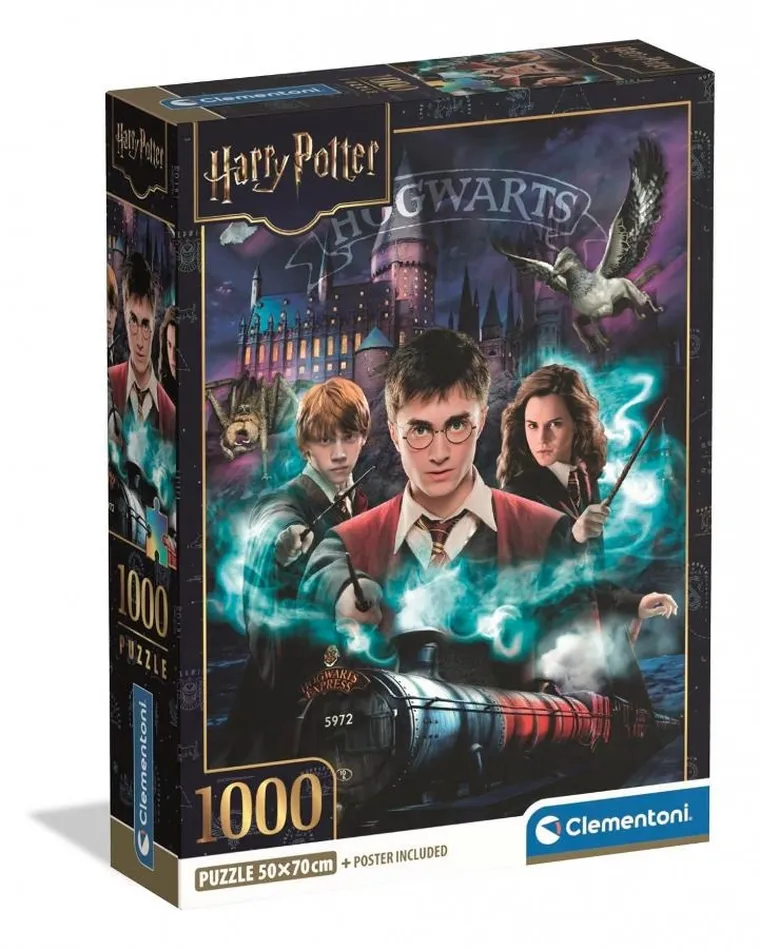 Clementoni, Harry Potter, puzzle, 1000 elementów