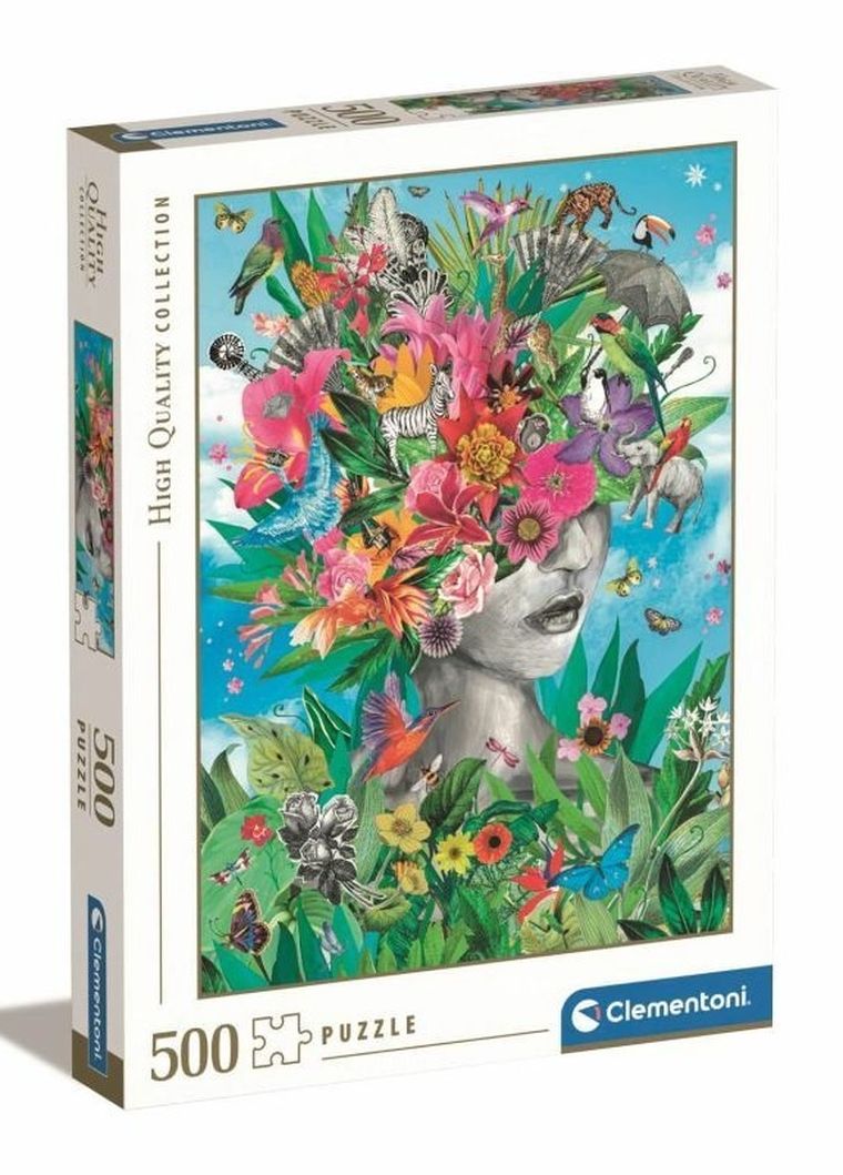 Clementoni, Head in the Jungle, puzzle, 500 elementów