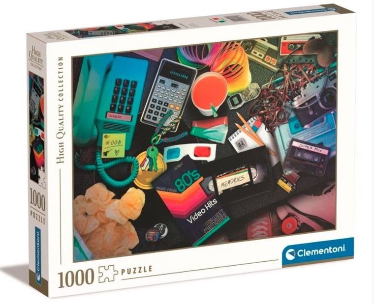 Clementoni, High Quality, 80S Nostalgia, puzzle, 1000 elementów