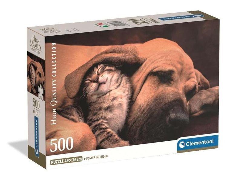 Clementoni, High Quality, Cuddles, puzzle, 500 elementów