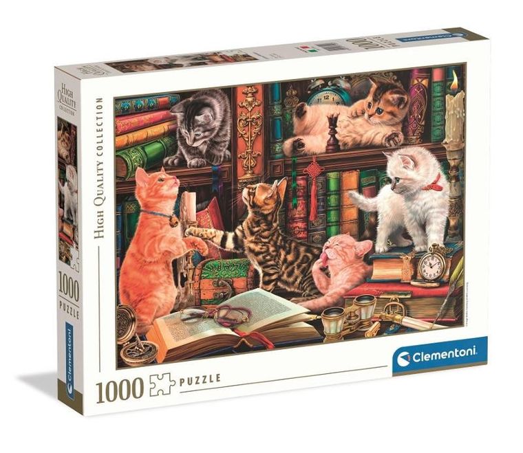 Clementoni, High Quality, Curious Whiskers, puzzle, 1000 elementów