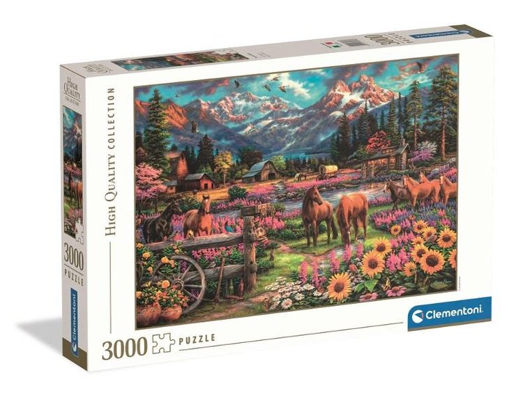 Clementoni, High Quality, Free to Roam, puzzle, 3000 elementów