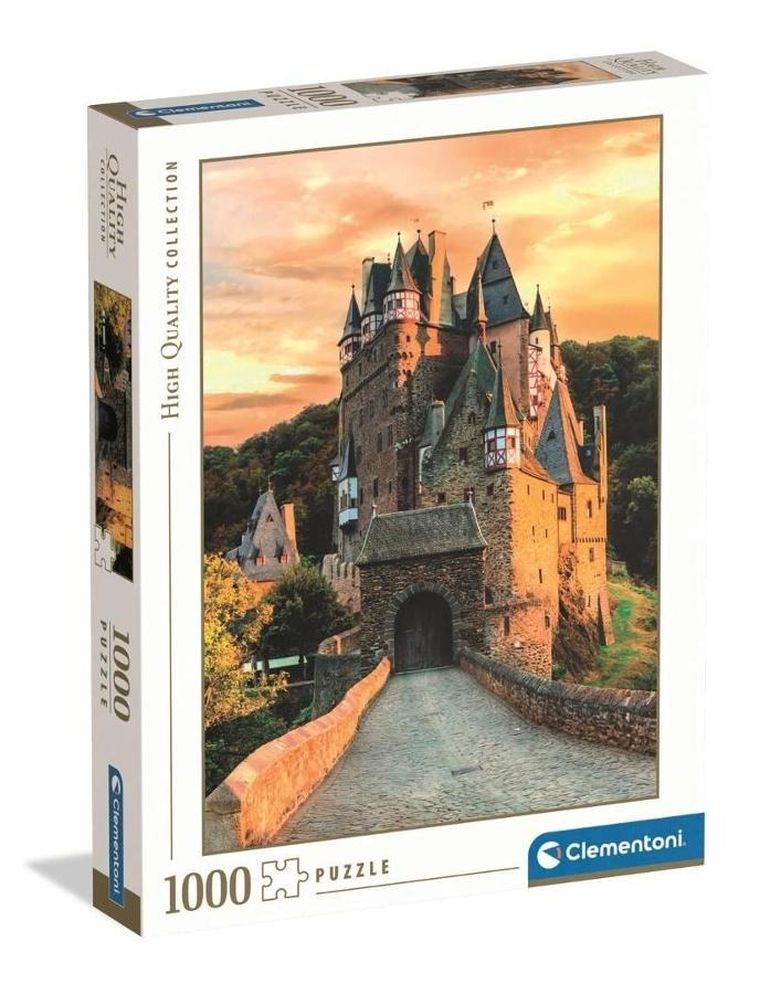 Clementoni, High Quality, Golden Hour At Eltz Castle, puzzle, 1000 elementów