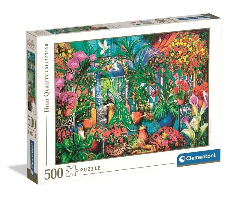 Clementoni, High Quality, Greenhouse Caretakers, puzzle, 500 elementów