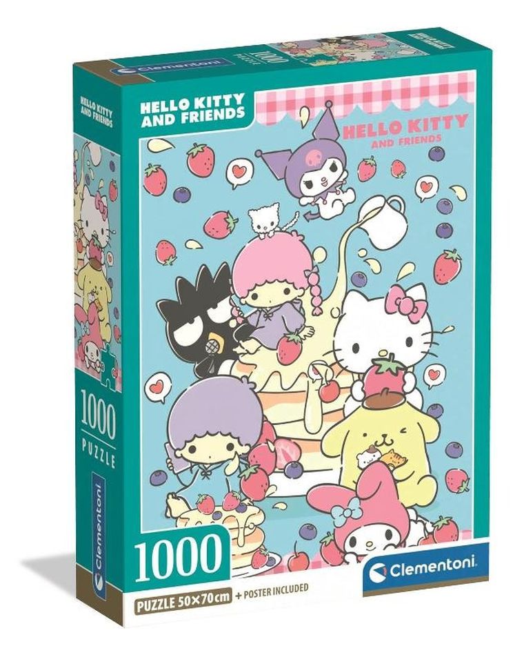 Clementoni, High Quality, Hello Kitty, puzzle, 1000 elementów