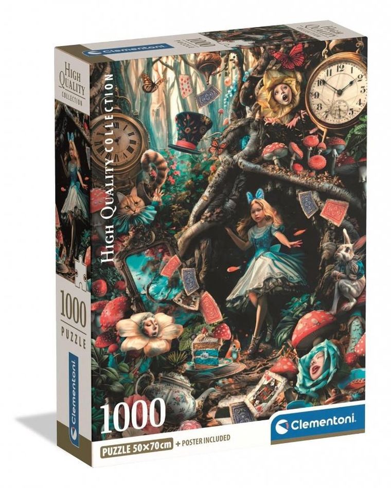 Clementoni, High Quality, Kolejny dzień w Krainie Czarów, puzzle, 1000 elementów