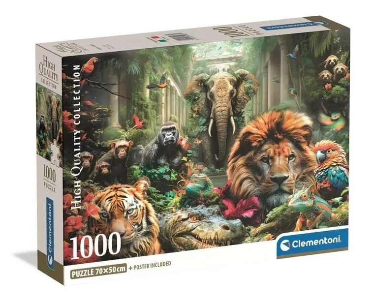 Clementoni, High Quality, Mystic Jungle, puzzle, 1000 elementów