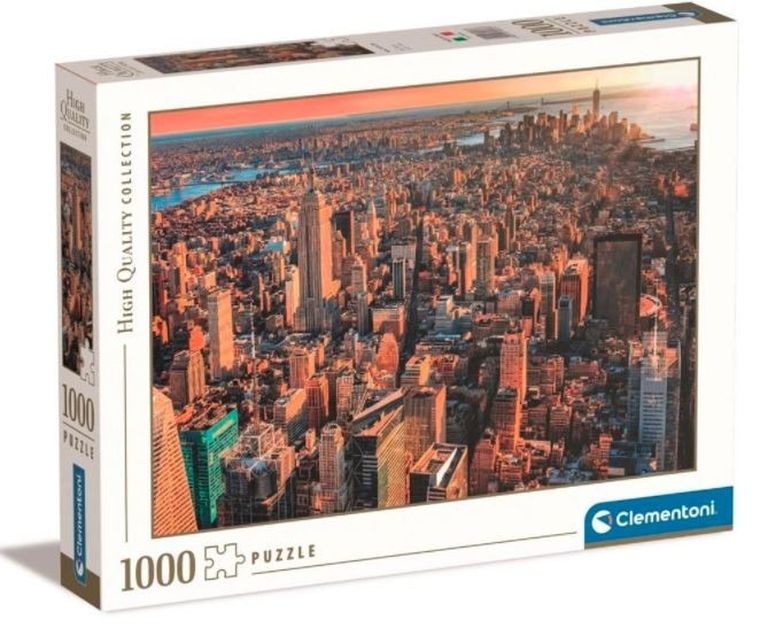 Clementoni, High Quality, New York City, puzzle, 1000 elementów
