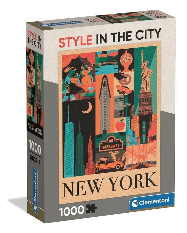 Clementoni, High Quality, New York, puzzle, 1000 elementów