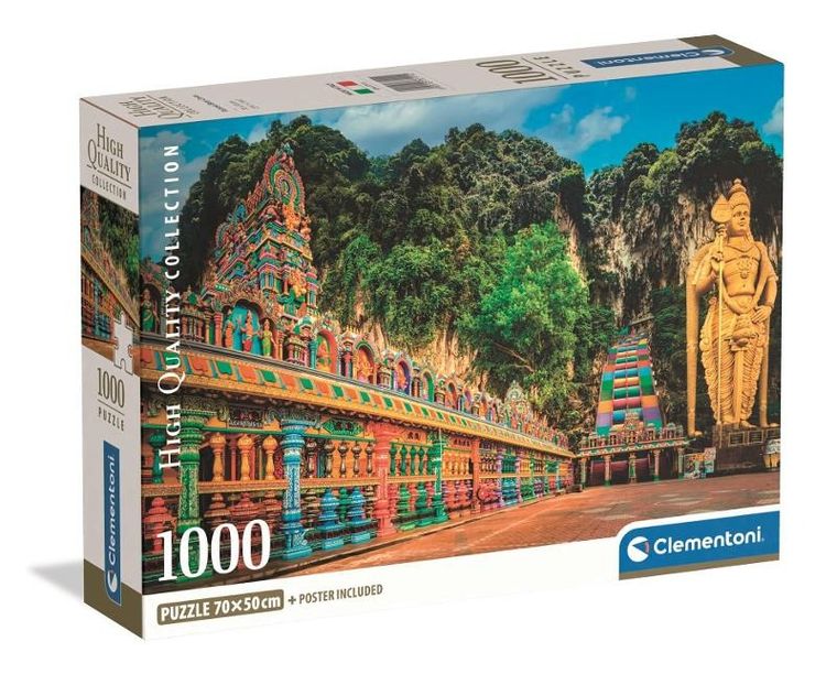 Clementoni, High Quality, Painted Batu Caves, puzzle, 1000 elementów