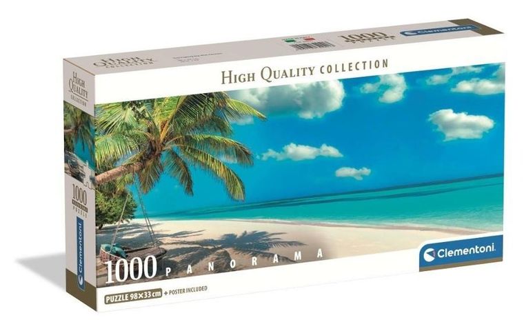 Clementoni, High Quality, Panorama, Swinging By The Ocean, puzzle, 1000 elementów
