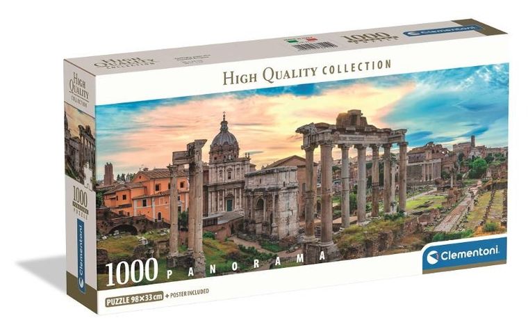 Clementoni, High Quality, Panorama, Twilight Over The Eternal Empire, puzzle, 1000 elementów