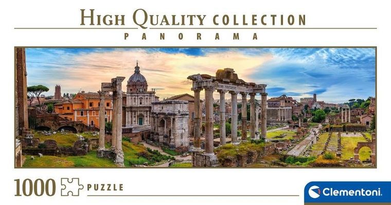 Clementoni, High Quality, Panorama, Twilight Over The Eternal Empire, Rzym, puzzle, 1000 elementów