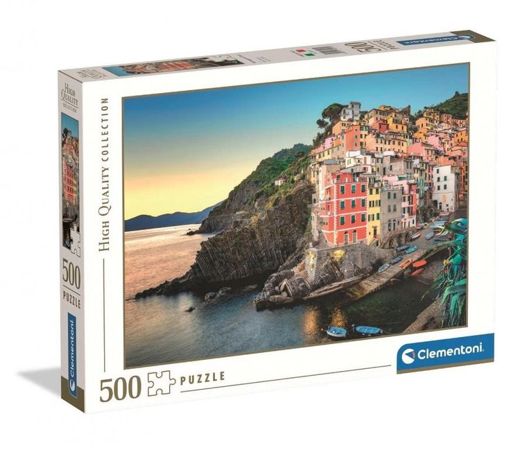 Clementoni, High Quality, Riomaggiore Coast, puzzle, 500 elementów